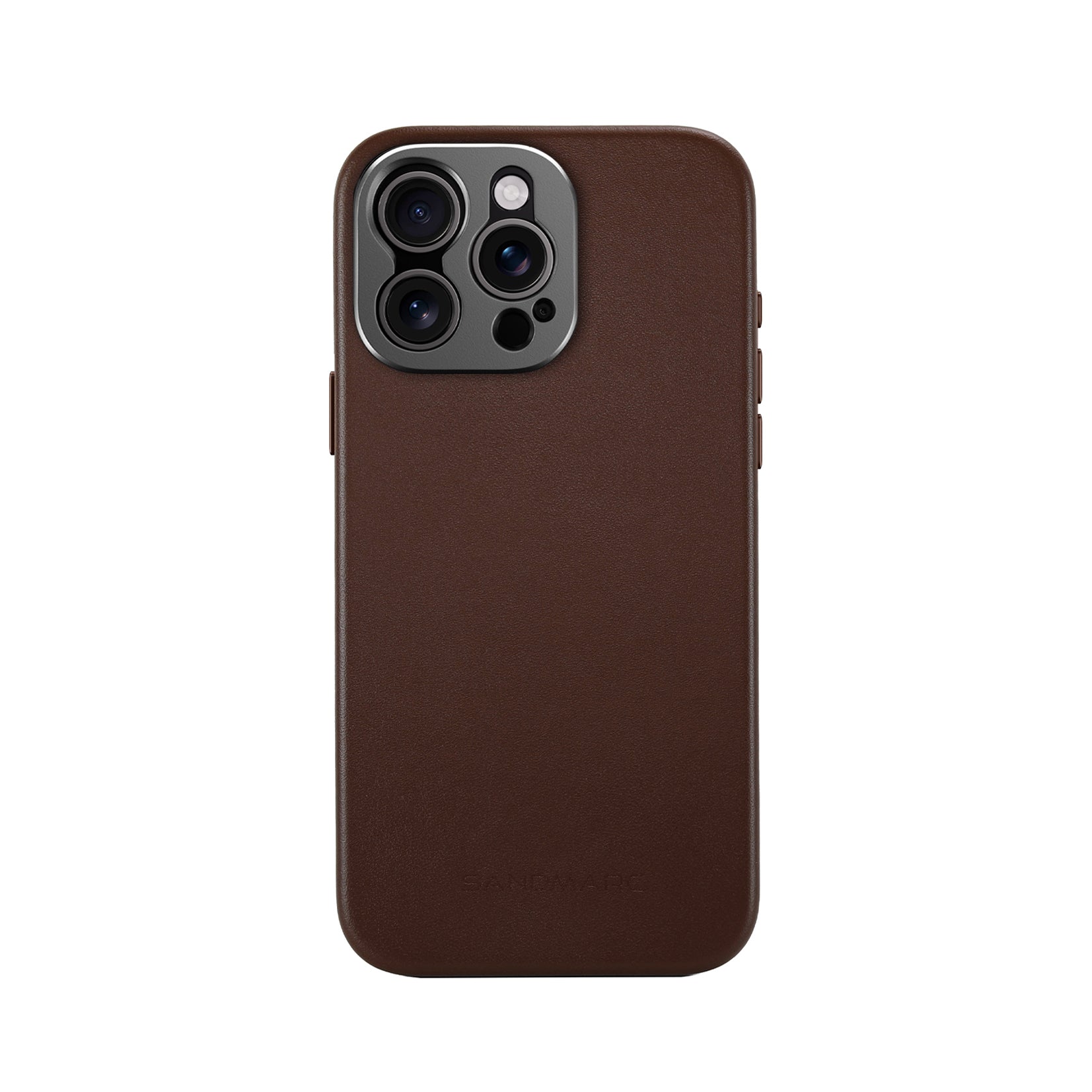 iPhone 15 Pro Max Leather Case - Brown - MagSafe Compatible - SANDMARC