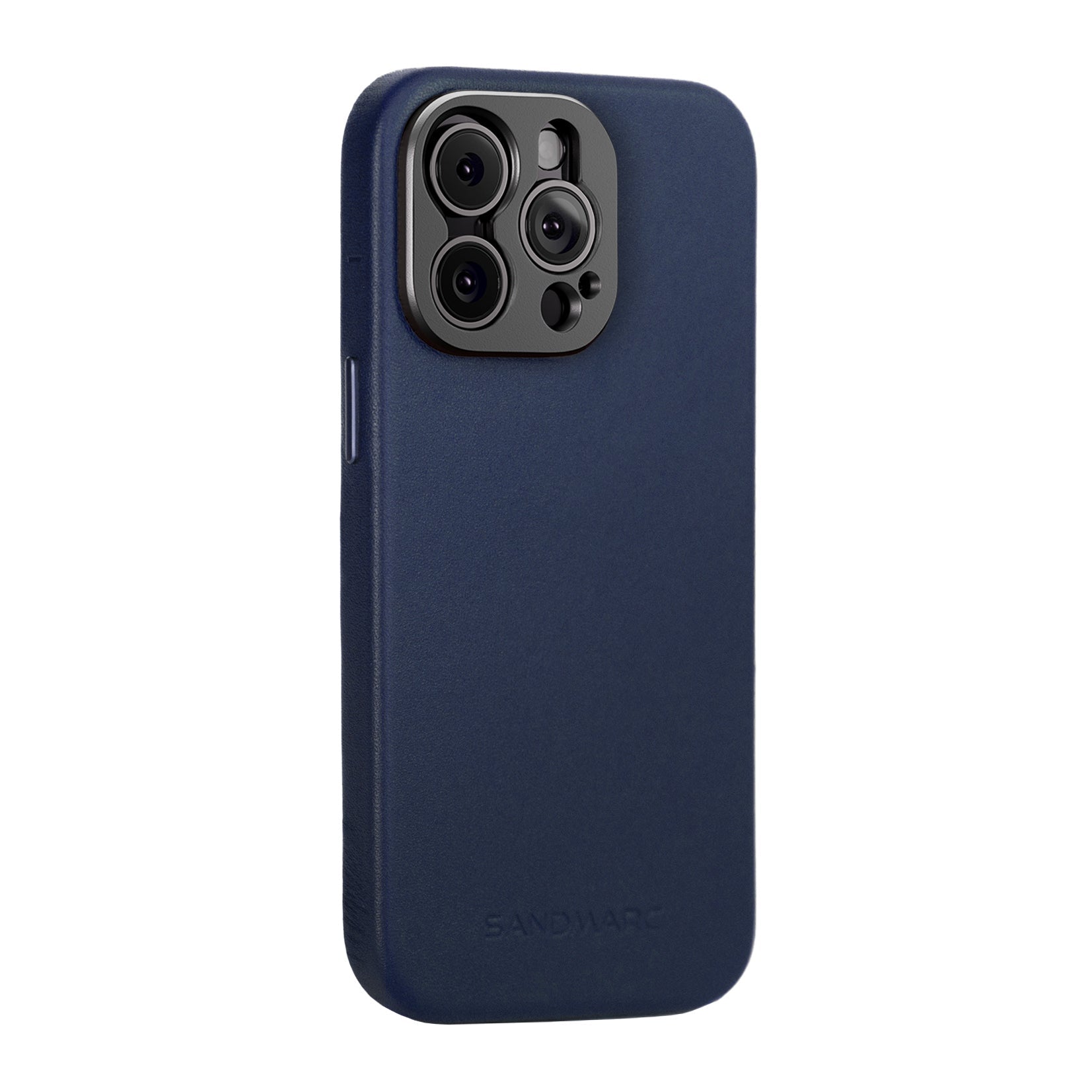 Refurbished Pro Leather Case - iPhone 15 Pro Max - Navy (MagSafe Compatible)